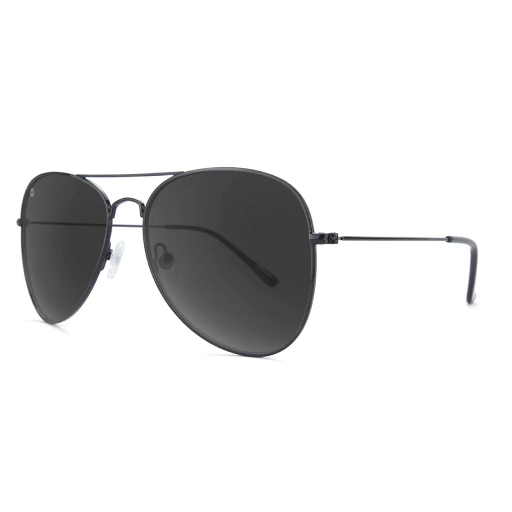 Knockaround Mile Highs Men's Sunglasses - Black/Smoke