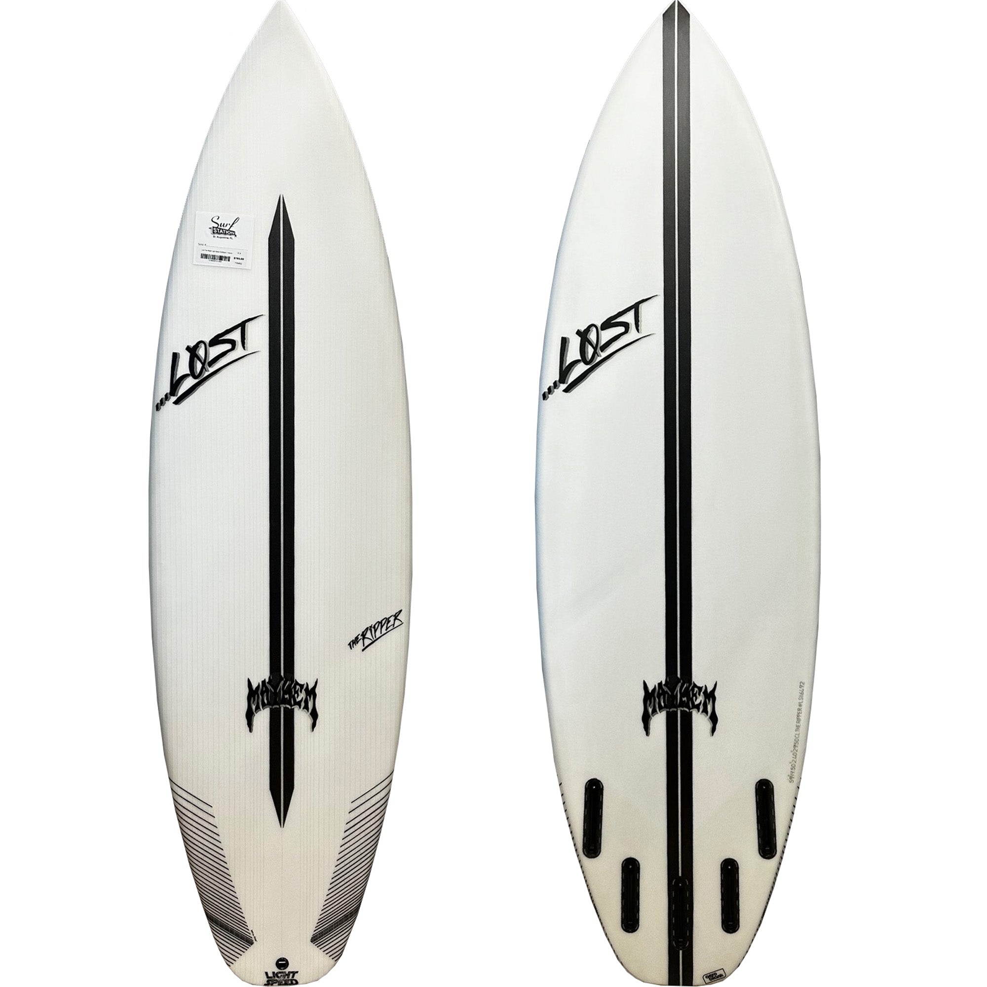 Lost The Ripper Light Speed Surfboard - Futures