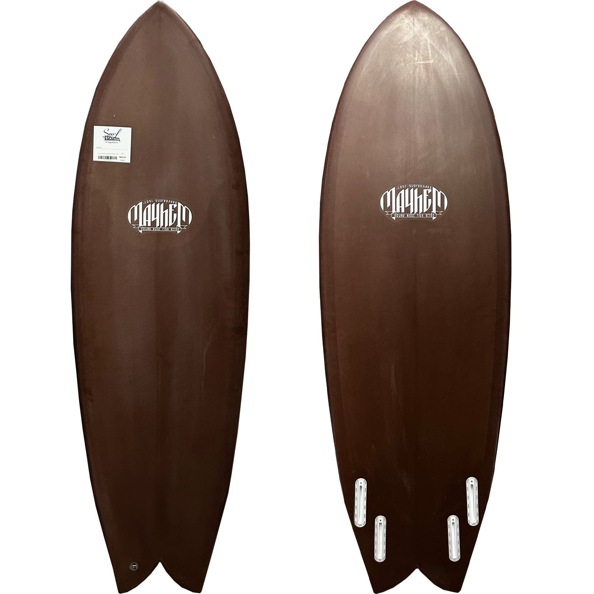 Lost Round Nose Fish Retro Revamp 5'6 Surfboard - Futures