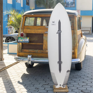 Lost Round Nose Fish '96 Light Speed 5'7 Surfboard - FCS II