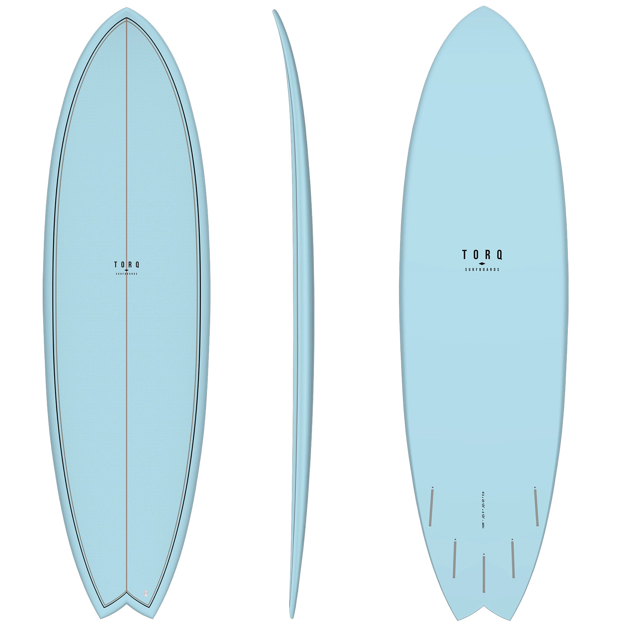 Torq Mod Fish TET 7'2 Surfboard - Futures