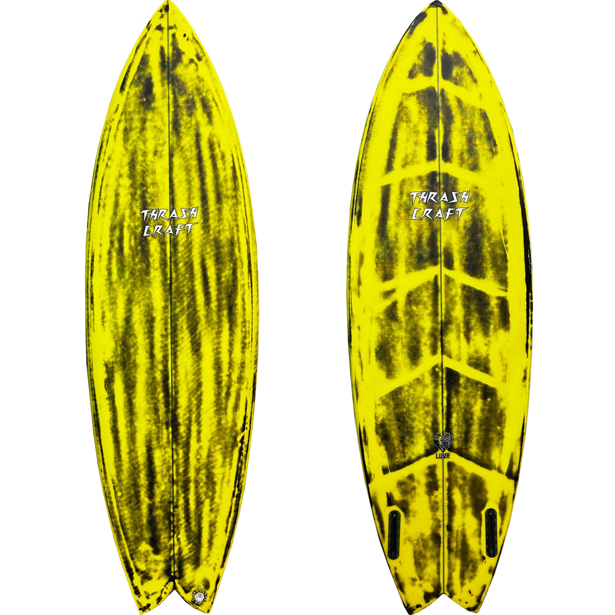 Thrash Craft Luvr Twin 5'7 Surfboard - Futures