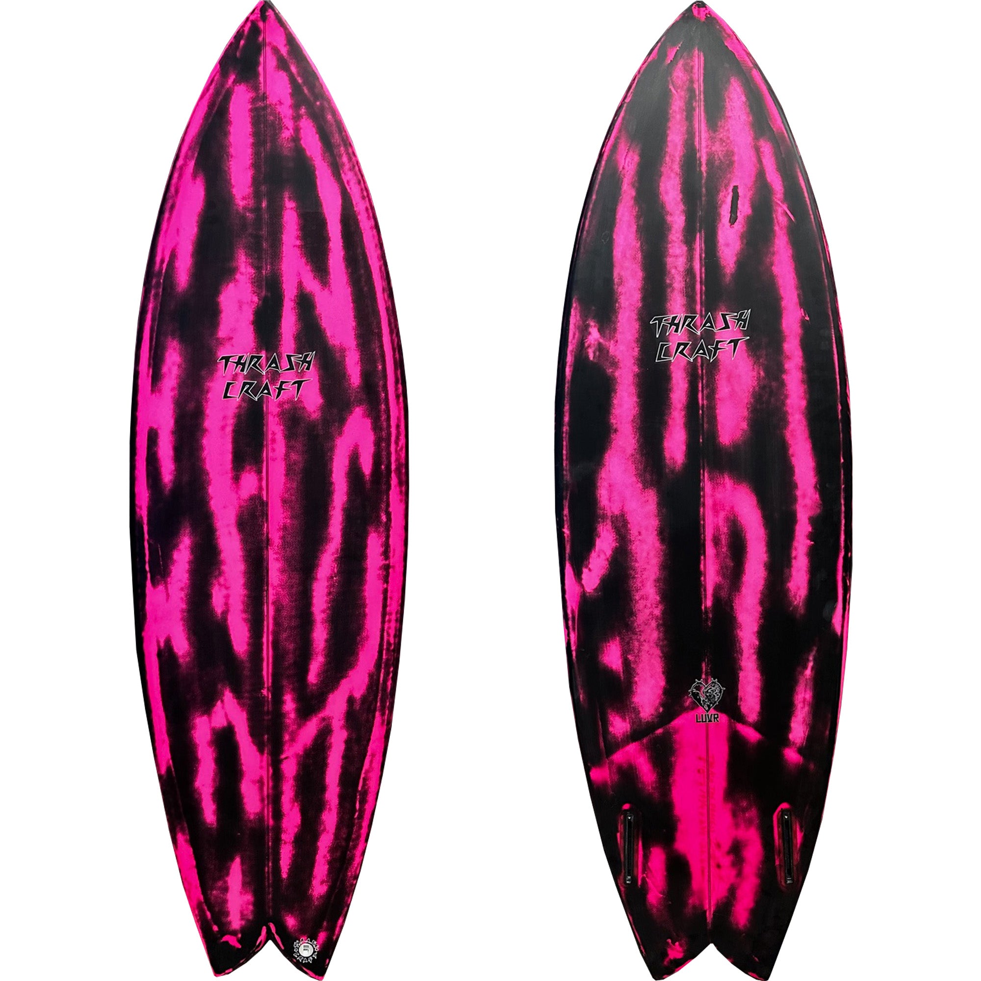 Thrash Craft Luvr Twin 5'5 Surfboard - Futures
