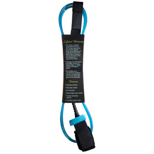 Surf Station Signature Series 6' Surfboard Leash - Blue