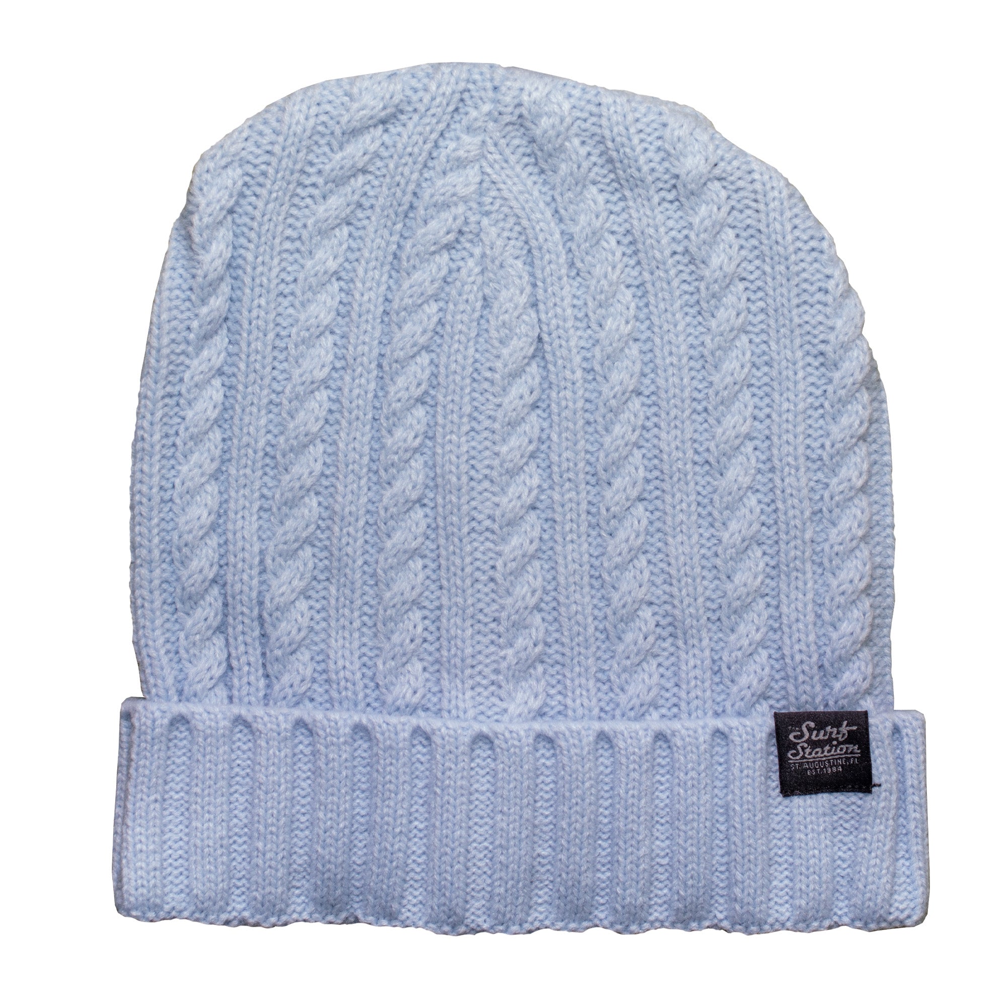 Surf Station Brooke Women's Knit Beanie - Light Blue