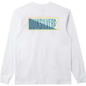 Quiksilver Crossed Out Men's L/S Shirt - White