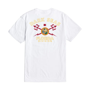 Dark Seas x Florida Men's S/S T-Shirt - White