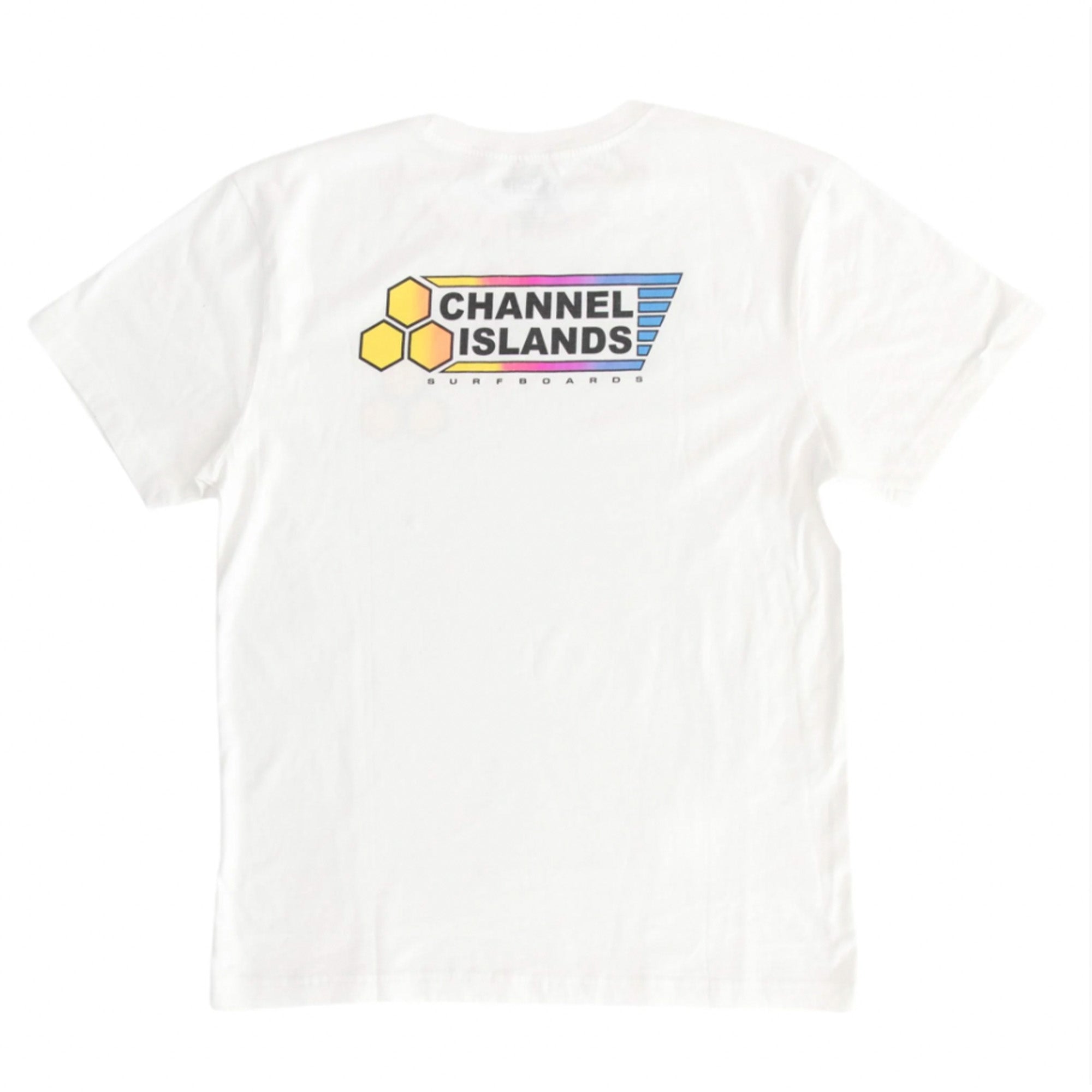 Channel Islands Fade Flag Men's S/S T-Shirt - White