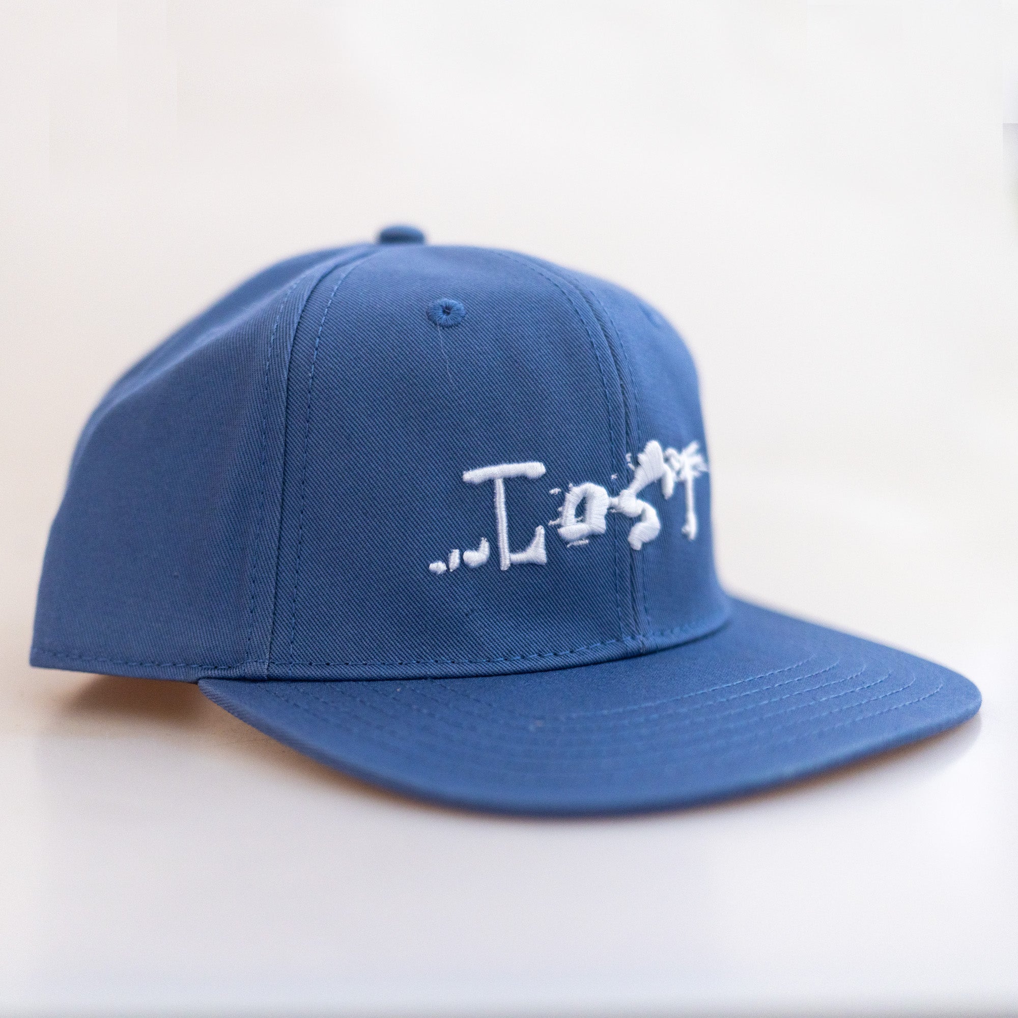 Lost Abstract Strapback Men's Hat - Faded Indigo