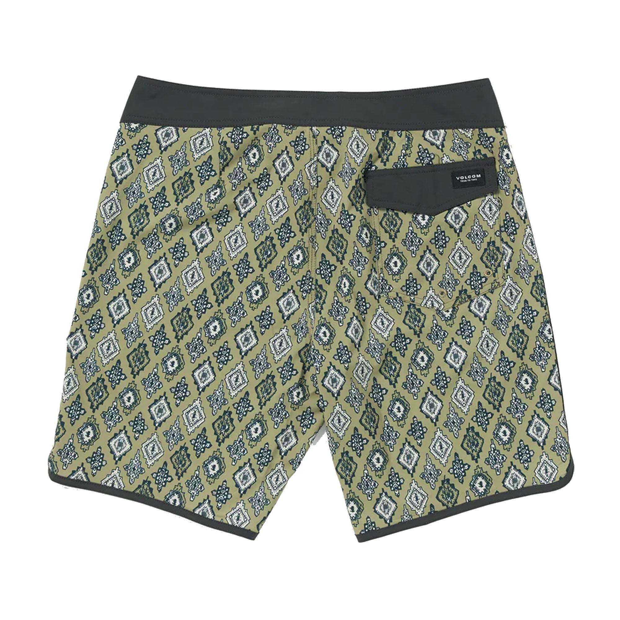 Volcom Inherent Scallop Mod-Tech 19" Men's Boardshorts - Green