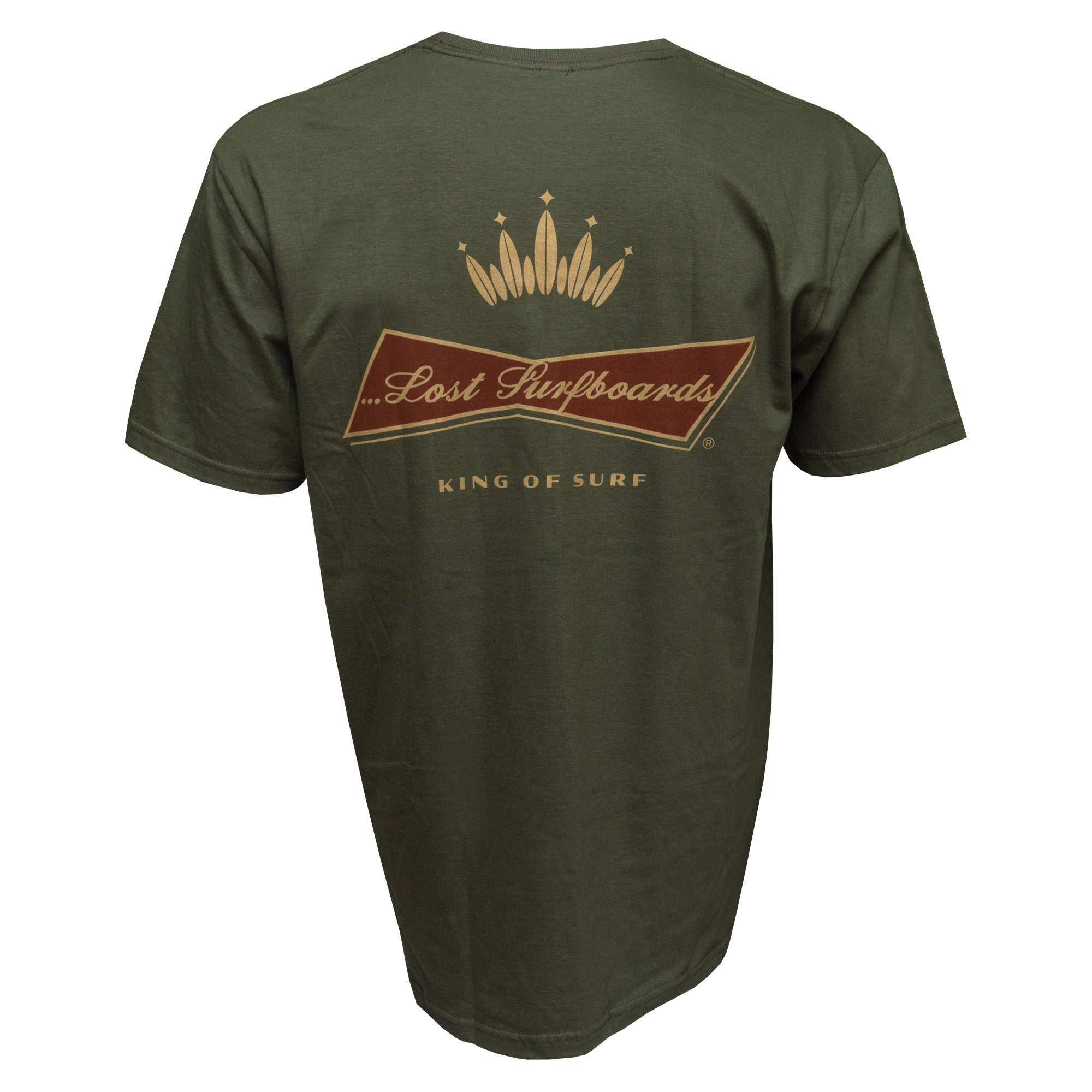 Lost King Of Surf Men's S/S T-Shirt - Military