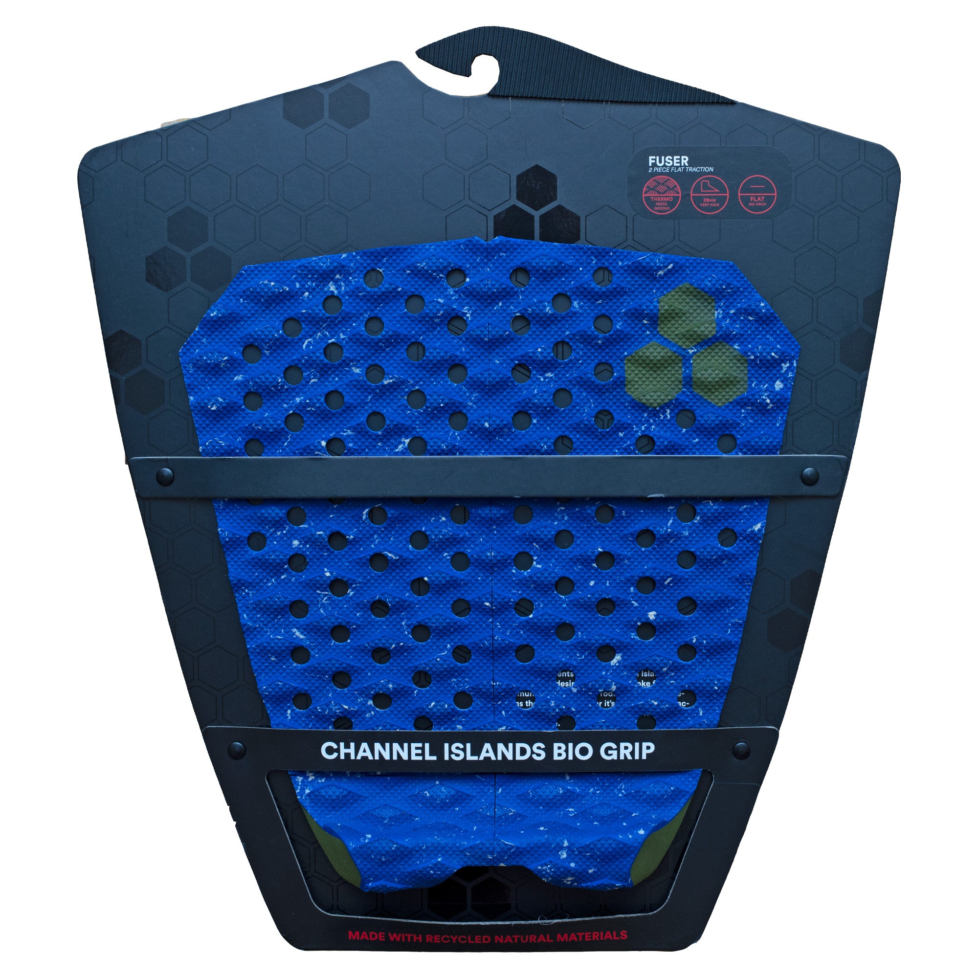 Channel Islands Fuser Flat Traction Pad - Marble Blue