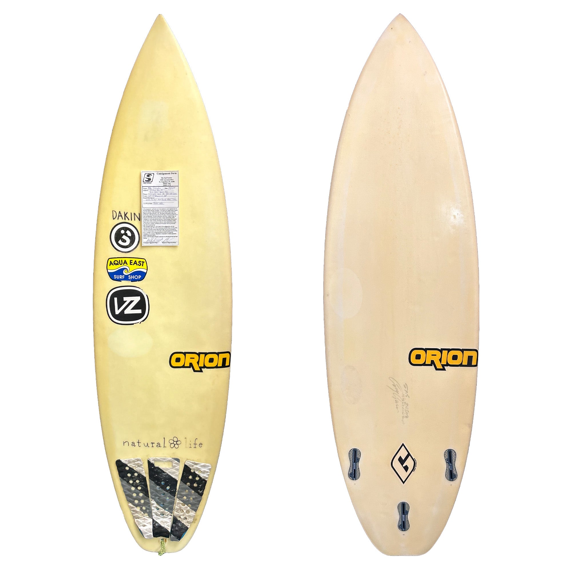 Orion 5'7 1/2" Consignment Surfboard