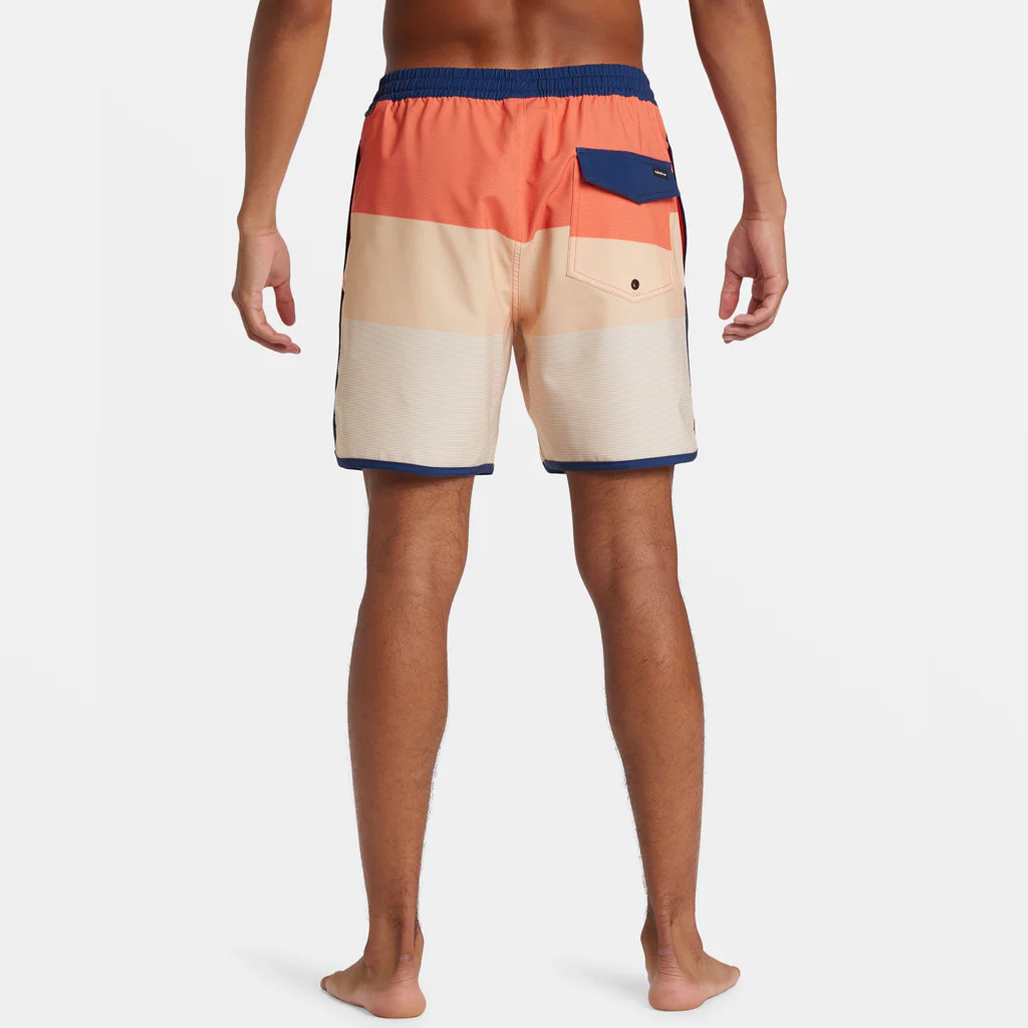 Quiksilver Surfsilk Tijuana Volley Elastic Waist 17" Men's Boardshorts - Peach