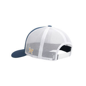 Dark Seas Progress Men's Snapback Hat - Navy/White