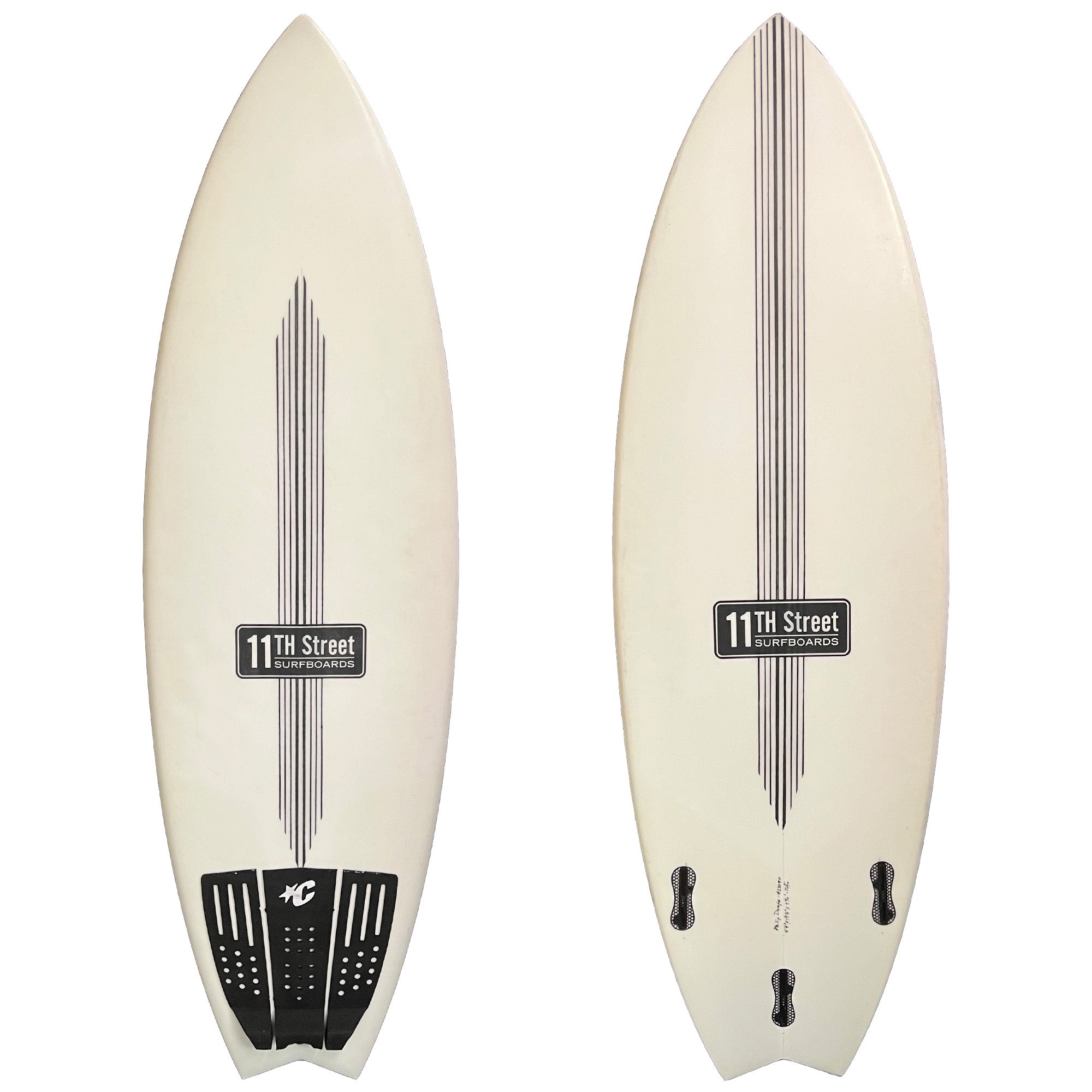 11th Street Surfboards Puffin 5'4 Consignment Surfboard - FCS II