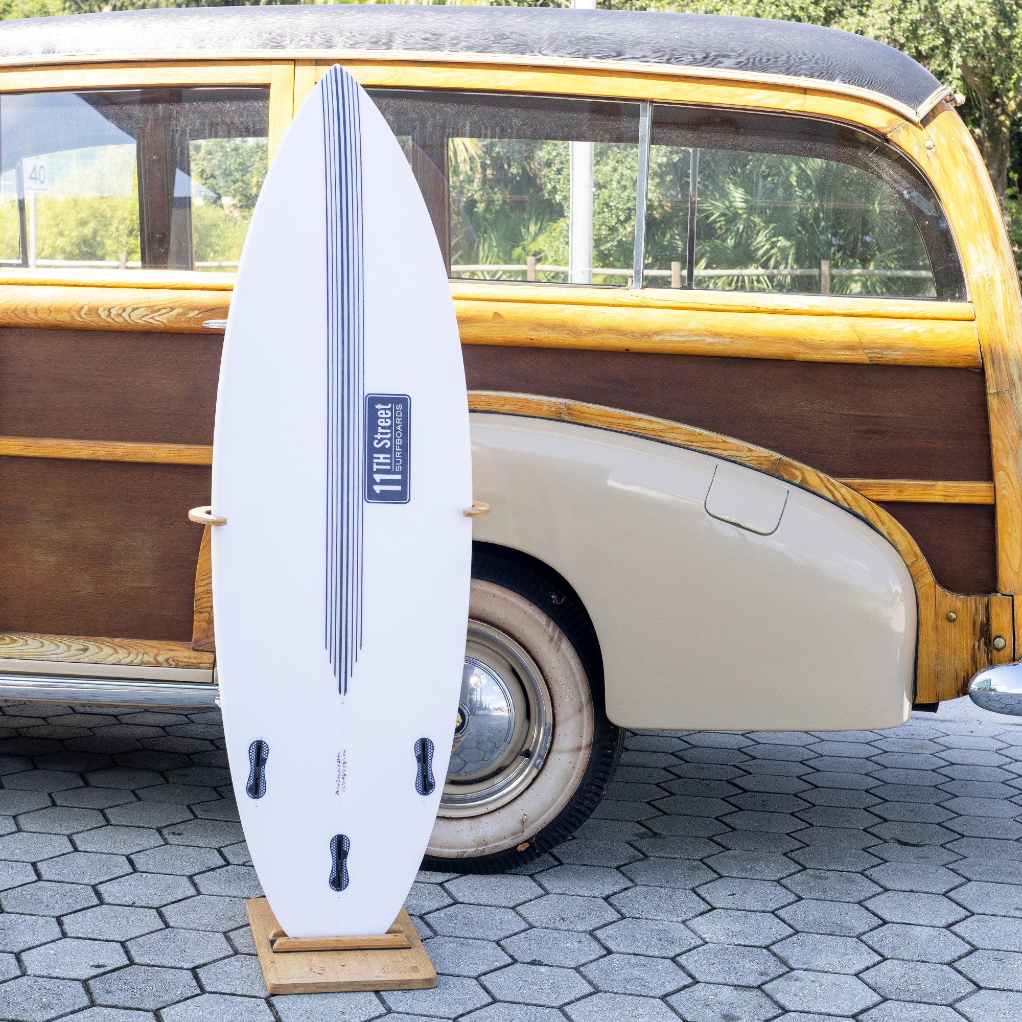 11th Street Surfboards Secret Weapon EPS Surfboard - FCS II