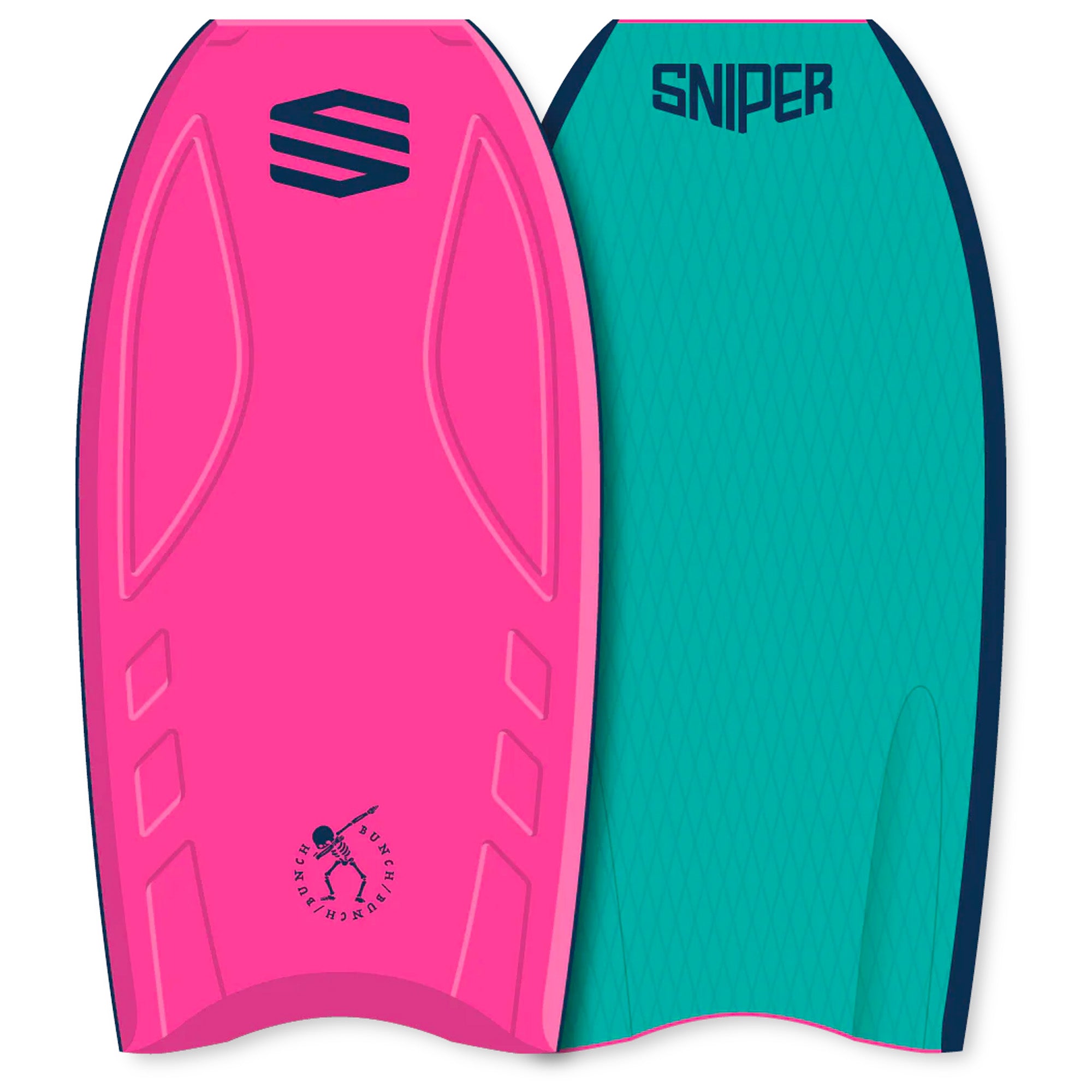 Sniper Bunch 38" Bodyboard - Pink