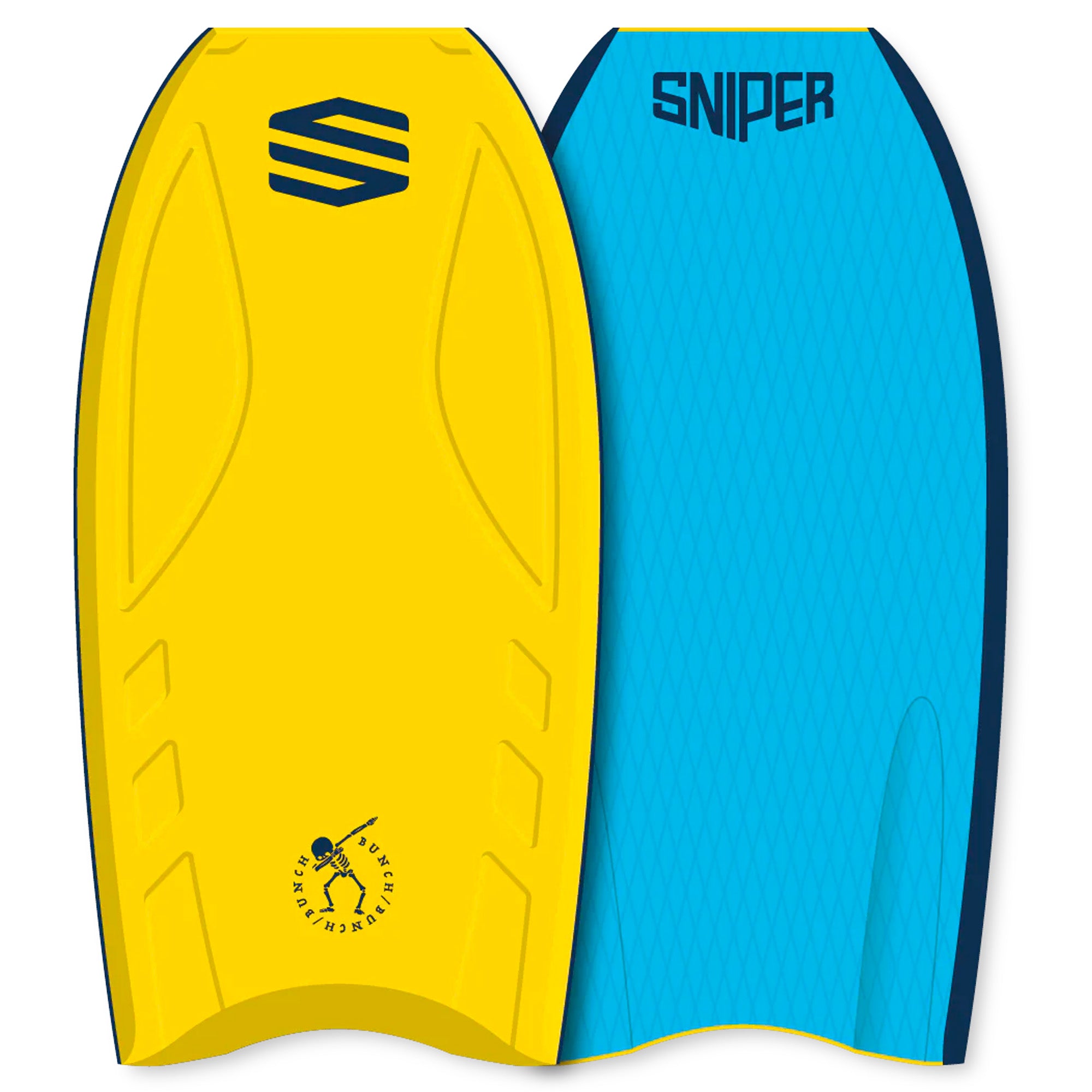 Sniper Bunch 38" Bodyboard - Yellow