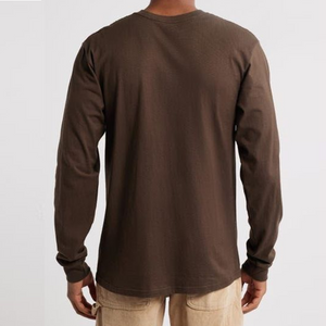 Vans Natural Thoughts Men's L/S Shirt - Turkish Coffee