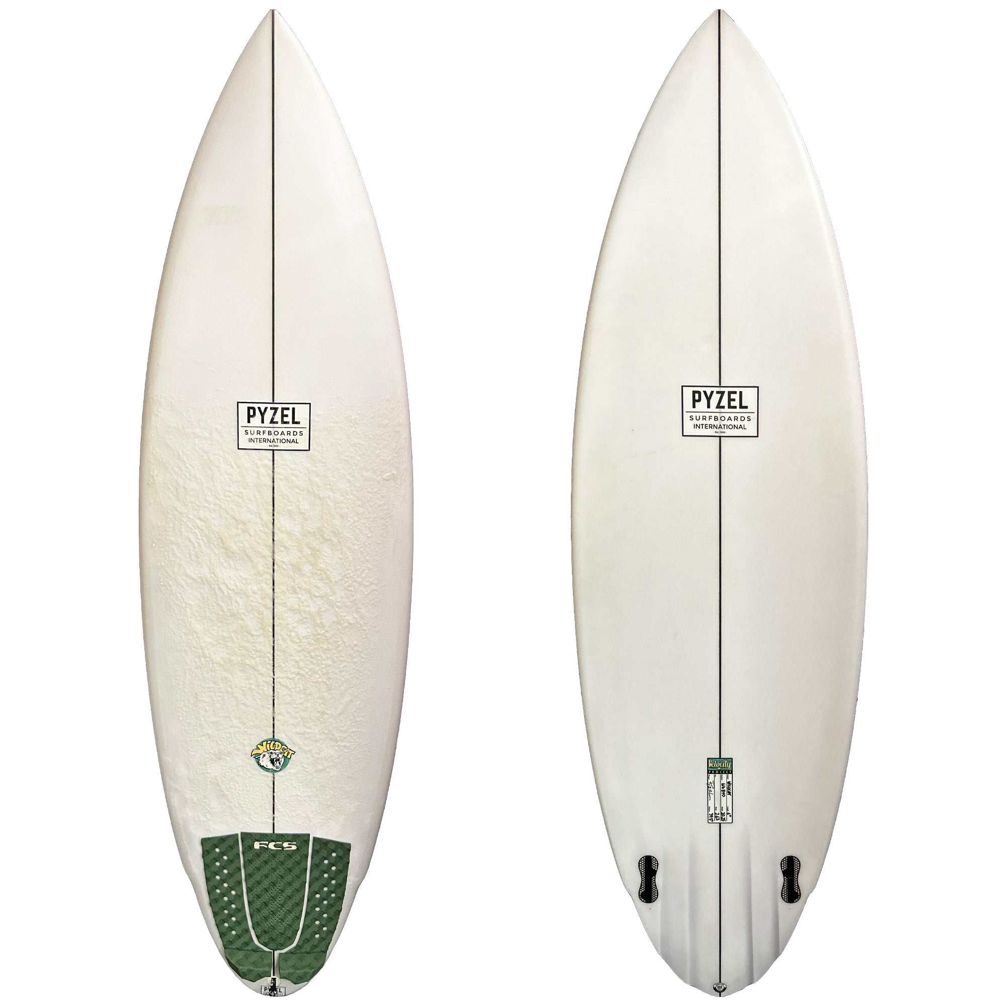 Pyzel Wild Cat 6'0 Used Surfboard - FCS II