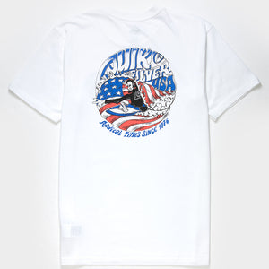 Quiksilver Barreling Abe Men's S/S T-Shirt - White