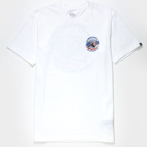 Quiksilver Barreling Abe Men's S/S T-Shirt - White