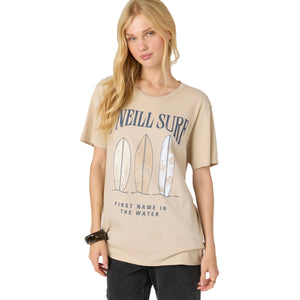 O'Neill Board Collection Women's S/S T-Shirt - Creme