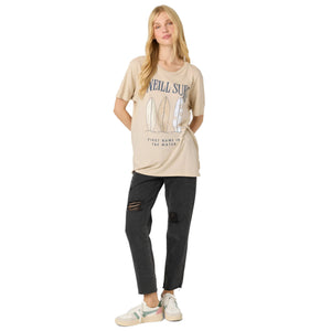 O'Neill Board Collection Women's S/S T-Shirt - Creme