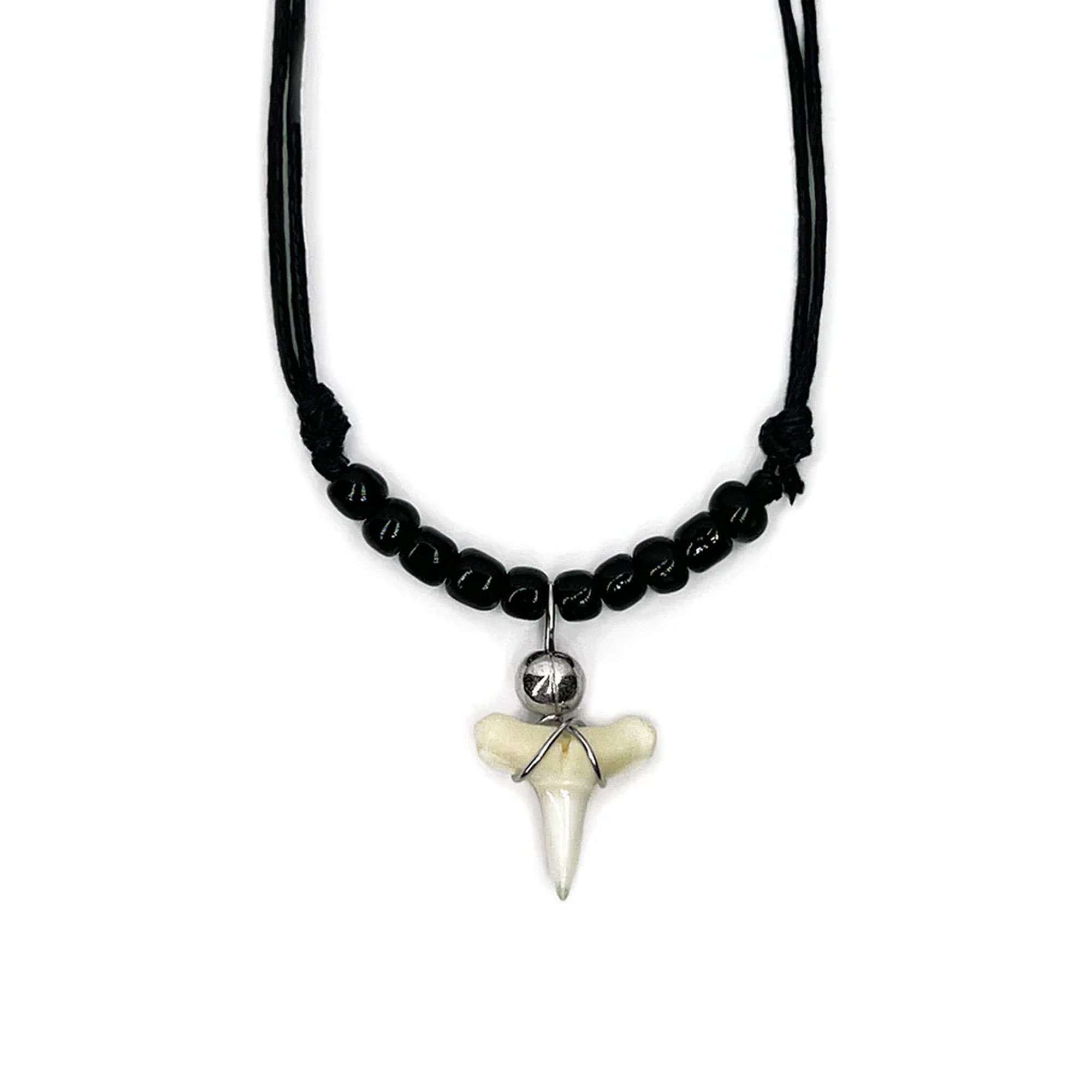 Oh Yeah Shark Tooth Necklace - Black