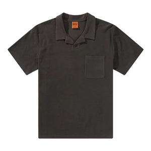 Rhythm Vintage Terry Men's S/S Dress Shirt - Black