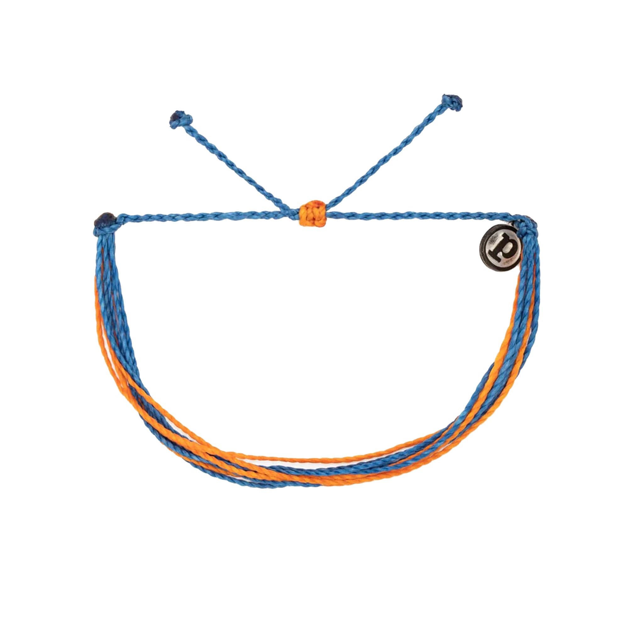 Pura Vida Bright Original Bracelet - Blue & Orange