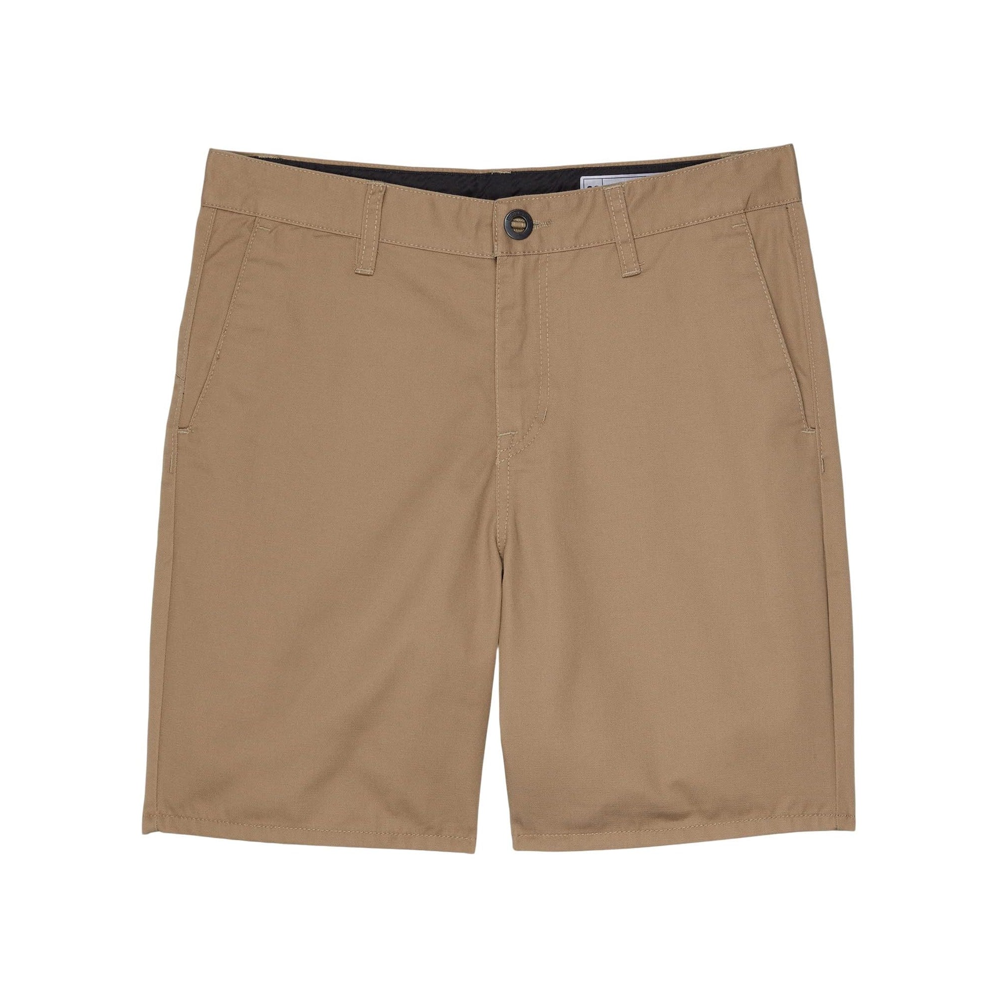 Volcom Frickin Modern Chino Youth Boy's Walkshorts - Khaki