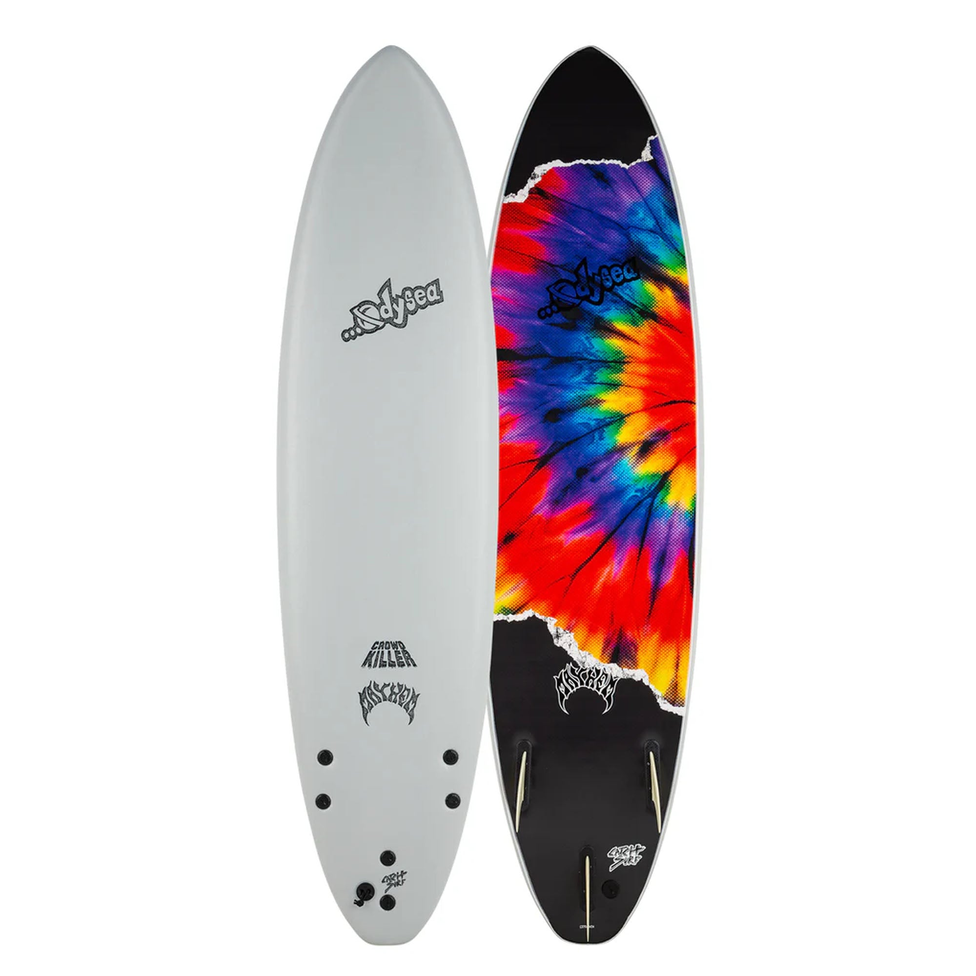 Catch Surf Odysea X Lost Crowd Killer 6'8 Soft Surfboard - Grey