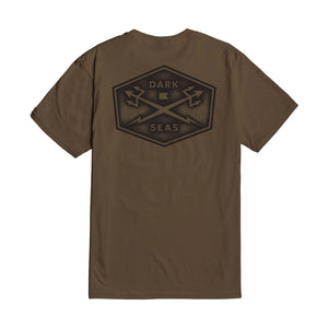 Dark Seas Progressive Gravel Men's S/S T-Shirt - Coyote Brown