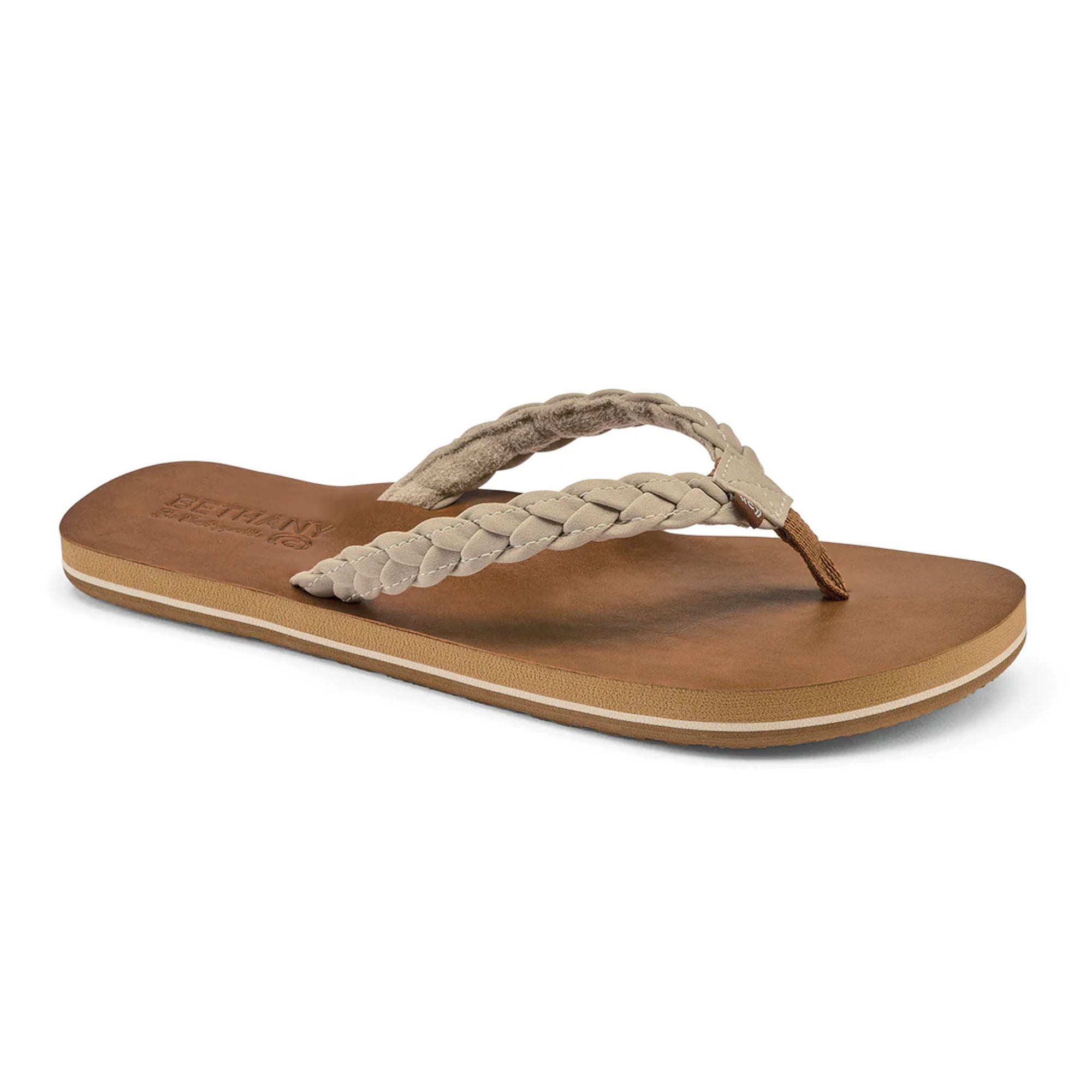 Cobian Bethany Braided Pacifica Women's Sandals - Cream