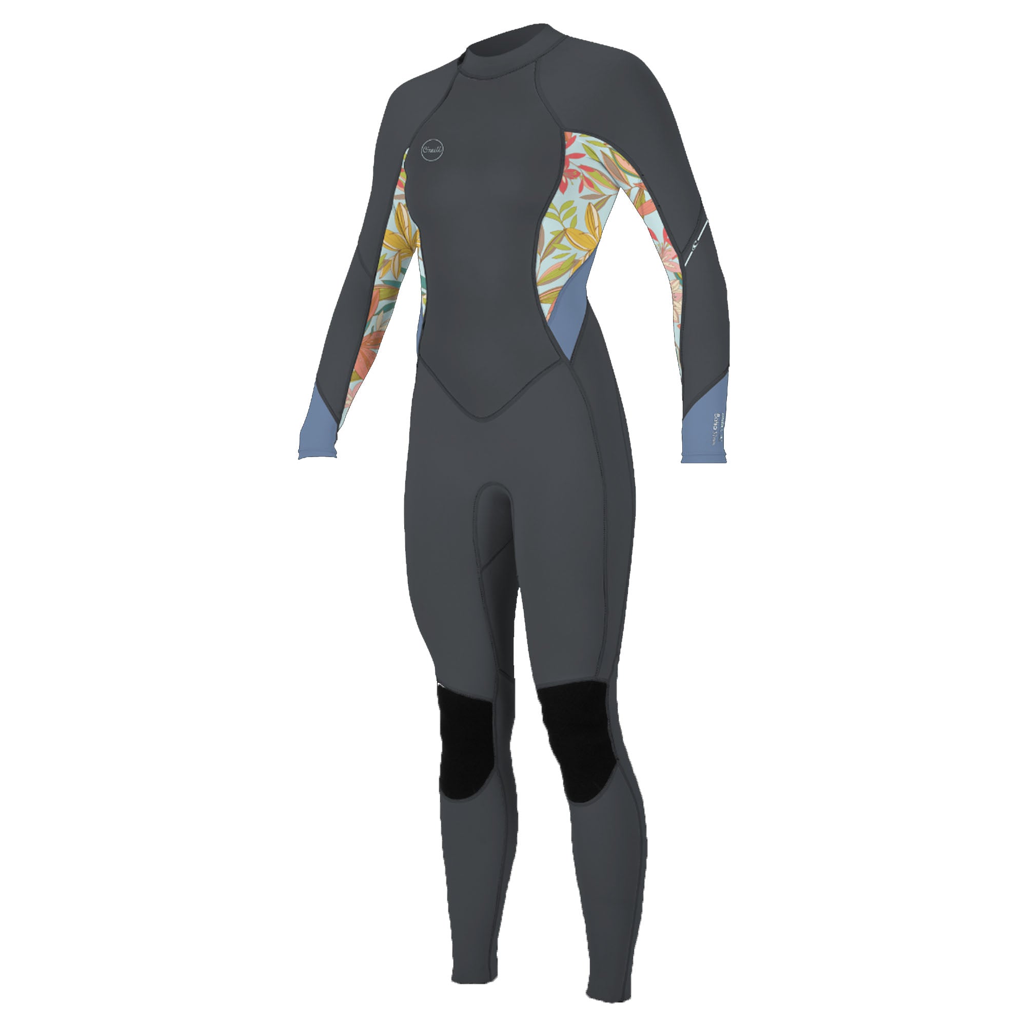 O'Neill Bahia 3/2mm Women's Fullsuit Wetsuit - Graphite/Dahlia/Infinity