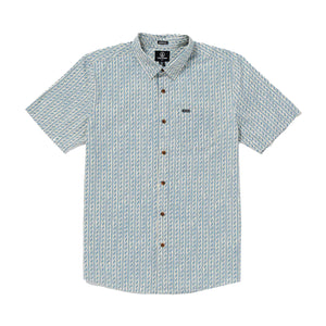 Volcom Scaler Stone Woven Men's S/S Dress Shirt - Dirty White