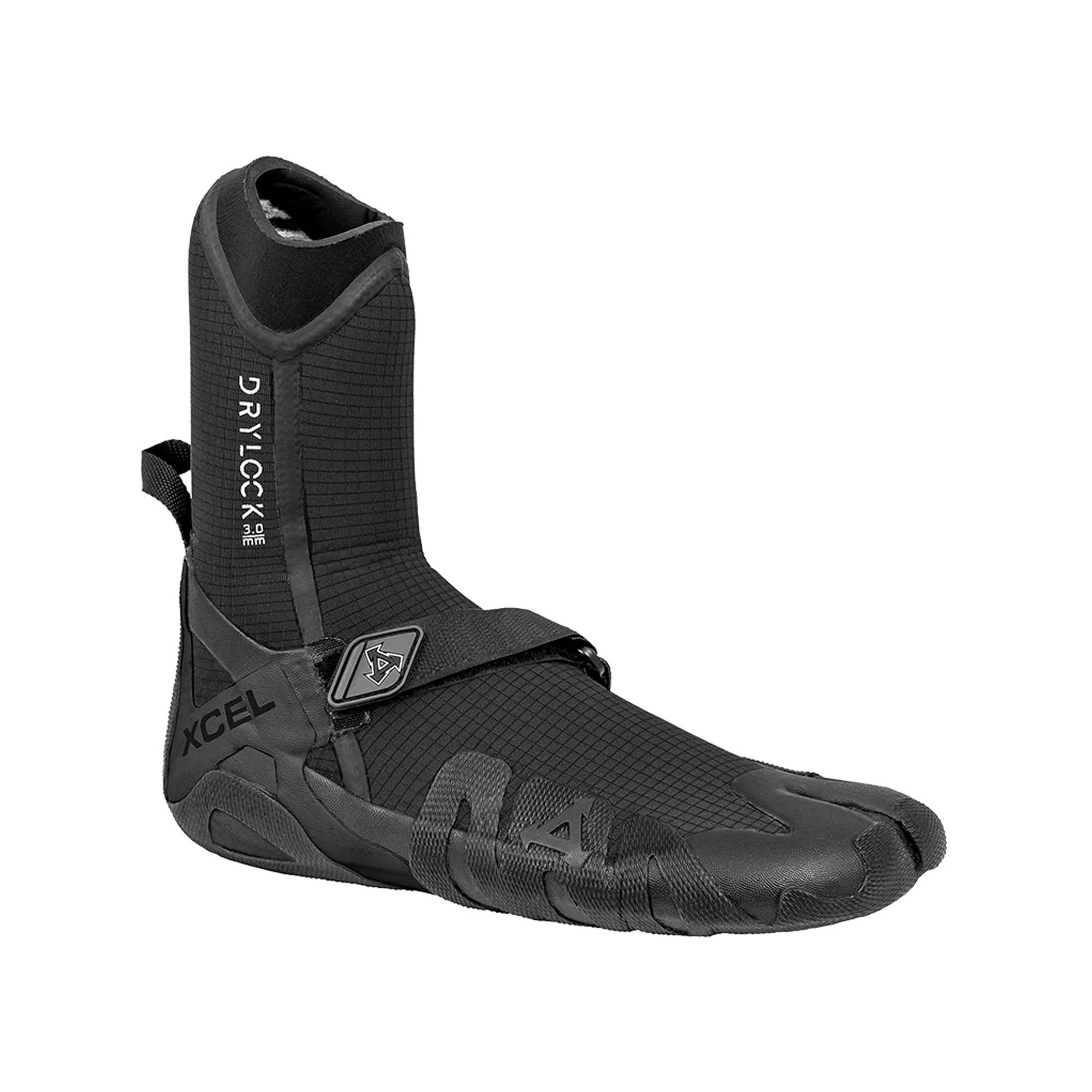 Xcel Drylock Split Toe 3mm Men's Wetsuit Booties - Black