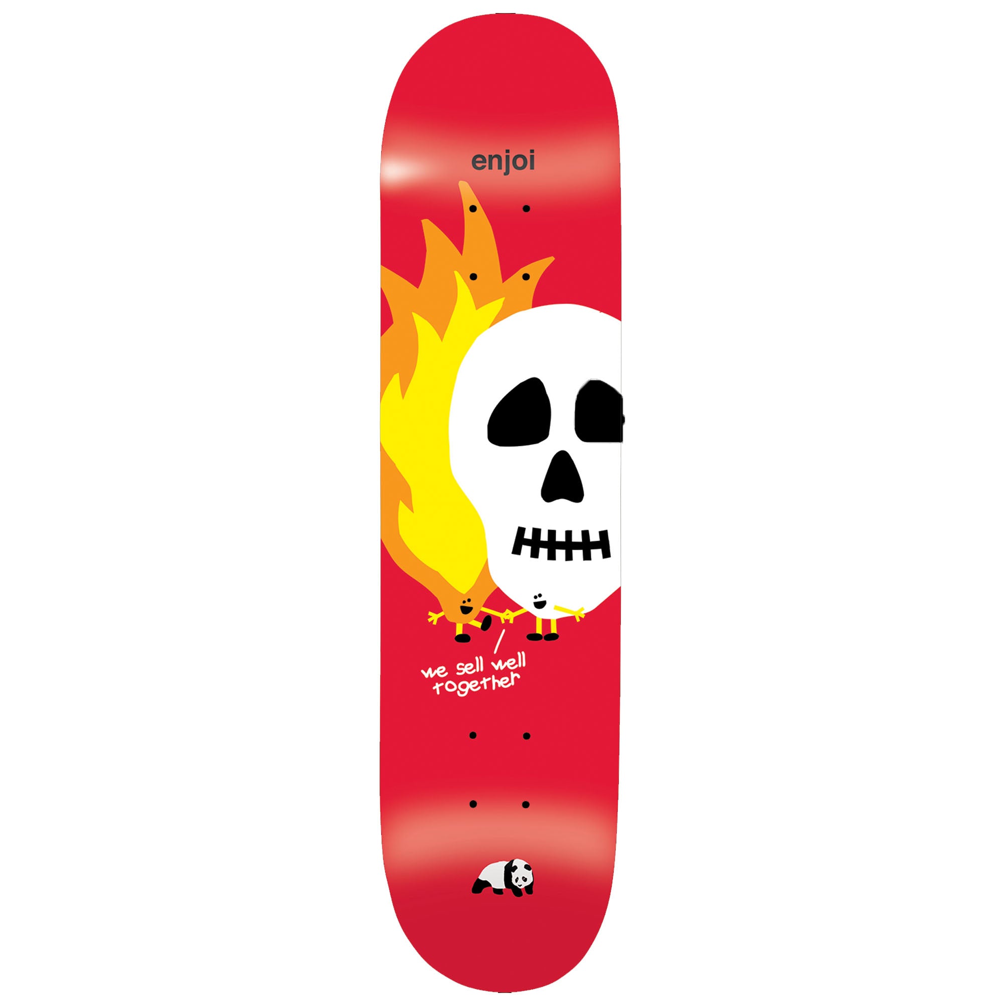 Enjoi Skull & Flames 8.25" Skateboard Deck