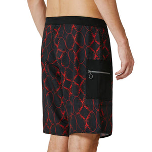 Former Dane Coil 18.5" Men's Boardshorts - Black Blood