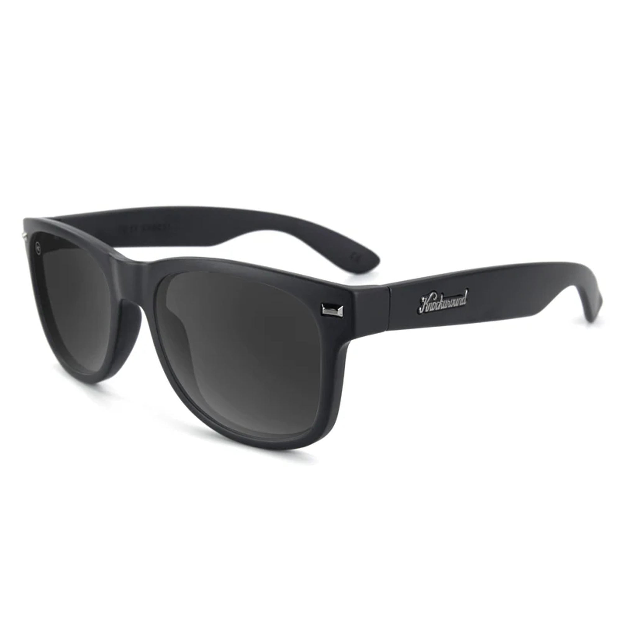 Knockaround Fort Knocks Men's Sunglasses - Matte Black On Black/Smoke