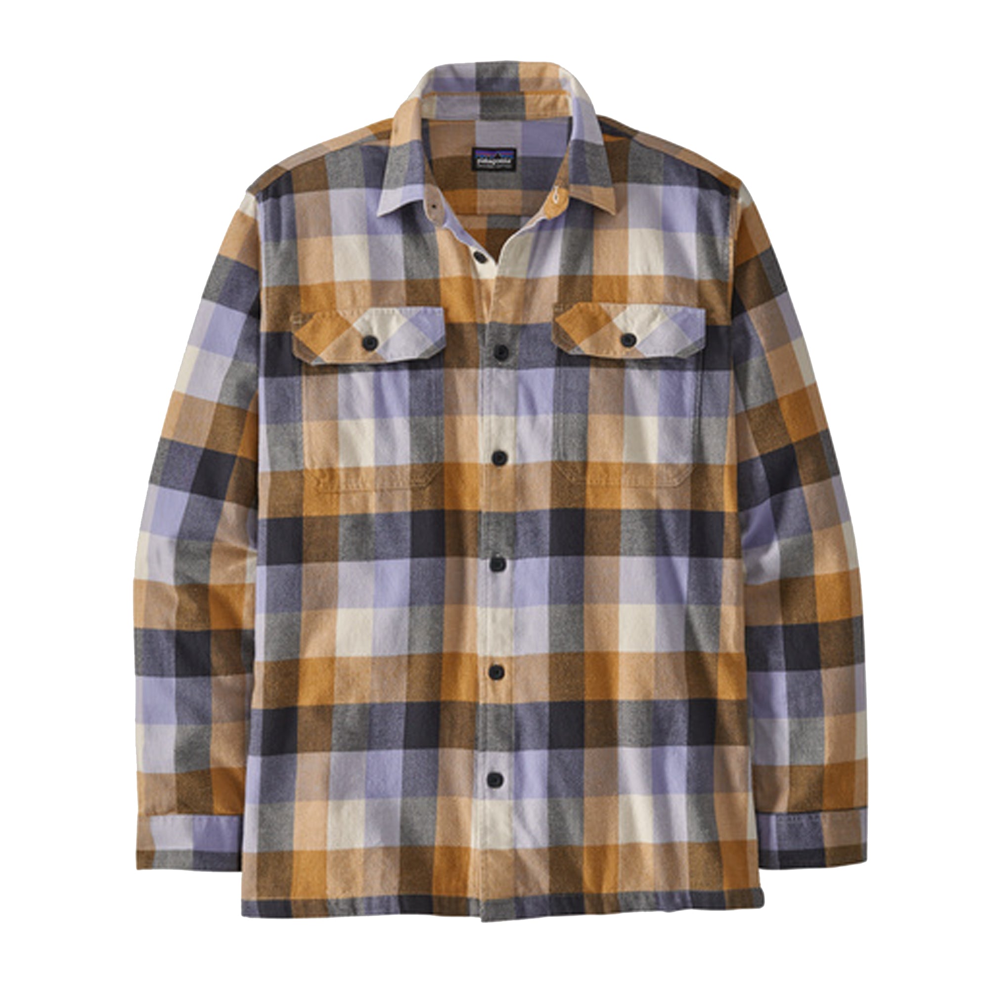 Patagonia Midweight Fjord Men's L/S Flannel Shirt - Dried Mango