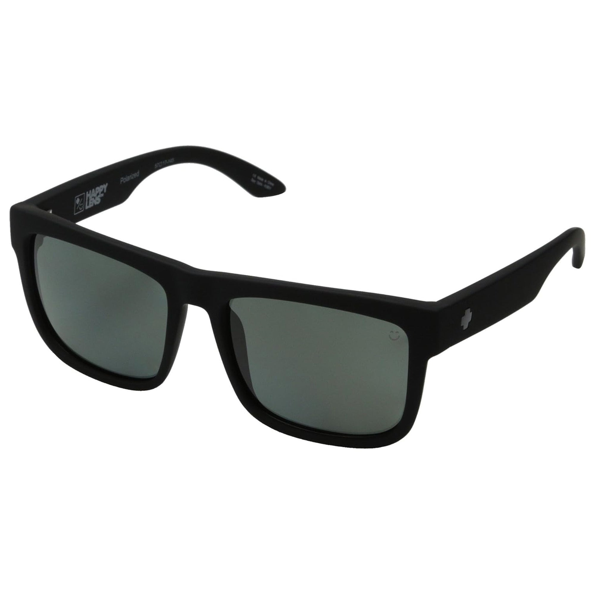 Spy Discord Men's Sunglasses - Glossy Black/Happy Gray Green Polarized