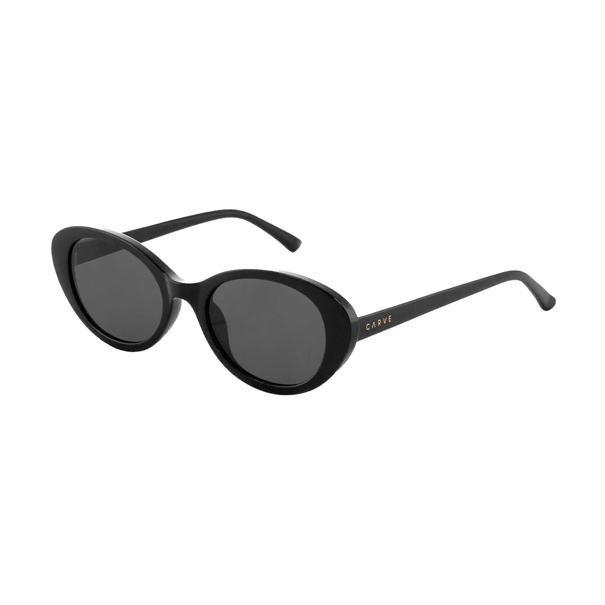 Carve Billie Women's Sunglasses - Gloss Black/Dark Grey