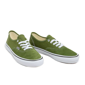 Vans Authentic Men's Skate Shoes - Green/White