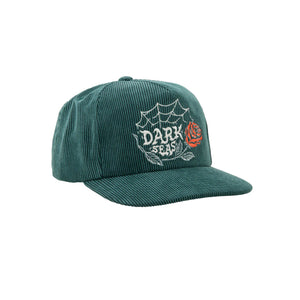 Dark Seas Damask Men's Hat - Green