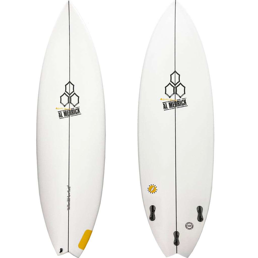 Channel Islands Happy Everyday Swallow Surfboard - FCS II - Surf