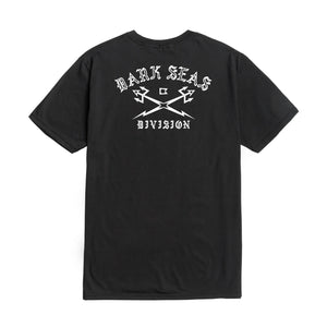 Dark Seas Headmaster Gravel Men's S/S T-Shirt - Black