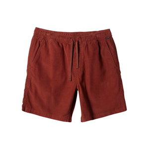 Quiksilver Taxer Corduroy 18.5" Men's Walkshorts - Red